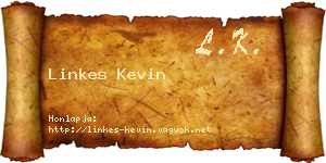 Linkes Kevin névjegykártya
